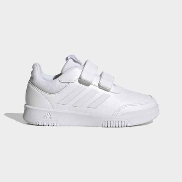 Adidas Tensaur Blanc Crochet Et Boucle Chaussures