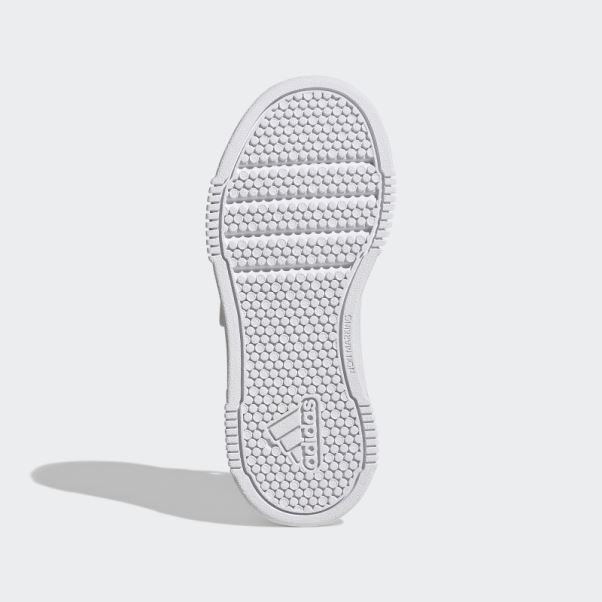 Adidas Tensaur Blanc Crochet Et Boucle Chaussures