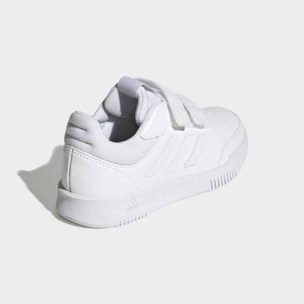 Adidas Tensaur Blanc Crochet Et Boucle Chaussures