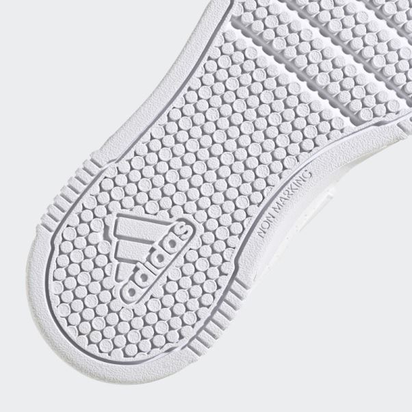 Adidas Tensaur Blanc Crochet Et Boucle Chaussures