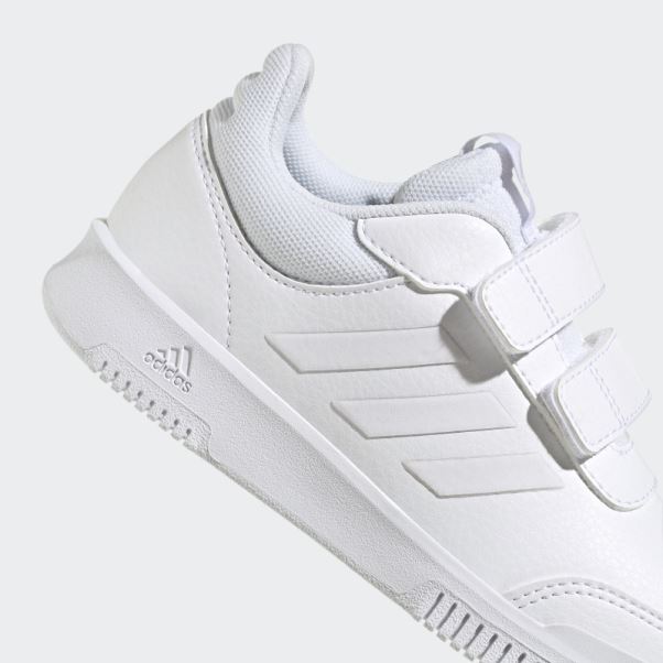 Adidas Tensaur Blanc Crochet Et Boucle Chaussures
