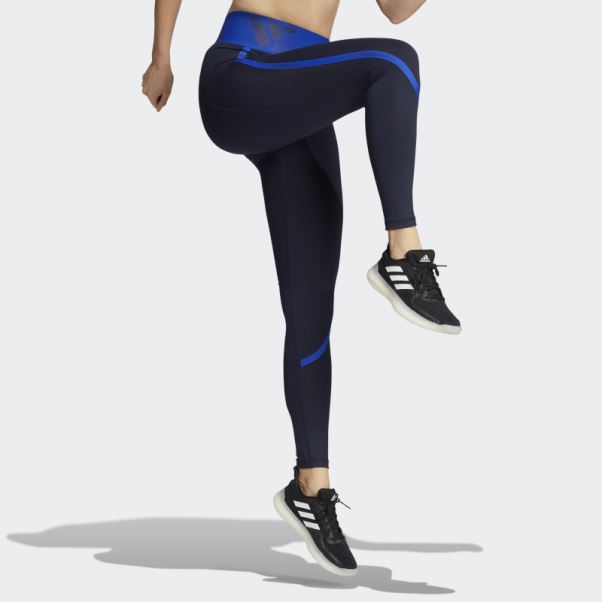 Collants Longs Adidas Techfit Encre
