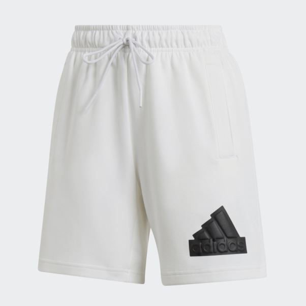Adidas Future Icons Badge Of Sport Shorts Blanc