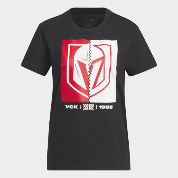 Adidas T-shirt Meneur De Jeu Des Chevaliers D'or Nhl-lvs-5vd