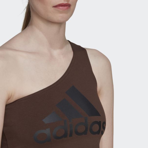 Adidas Future Icons Badge Of Sport Débardeur Marron élégant