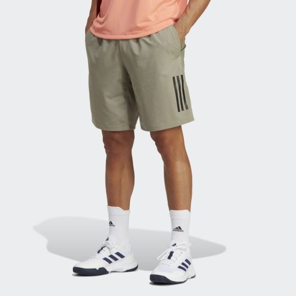 Short De Tennis Club 3-stripes Caillou Argenté Adidas