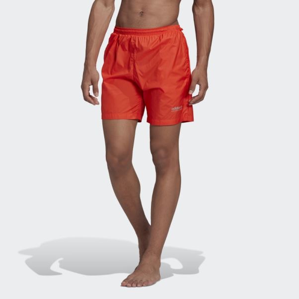Adidas Aventure Wood Wave Short De Bain Rouge Chaud