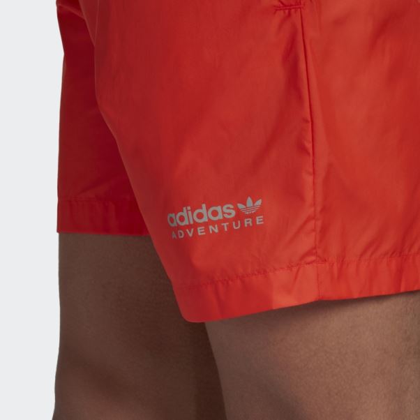 Adidas Aventure Wood Wave Short De Bain Rouge Chaud