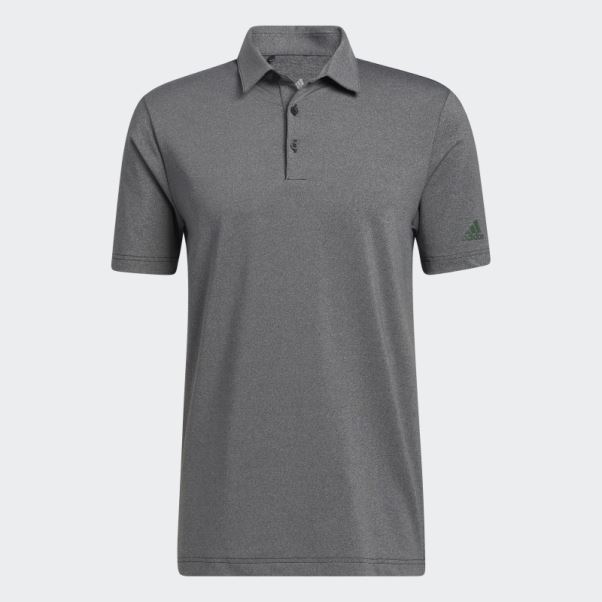 Polo Noir Chiné Ultimate365 Chiné Adidas