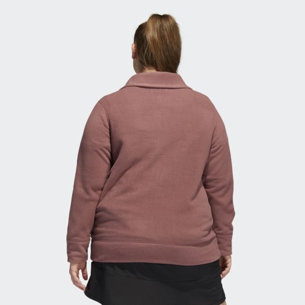 Veste Polaire Adidas (grande Taille) Bordeaux