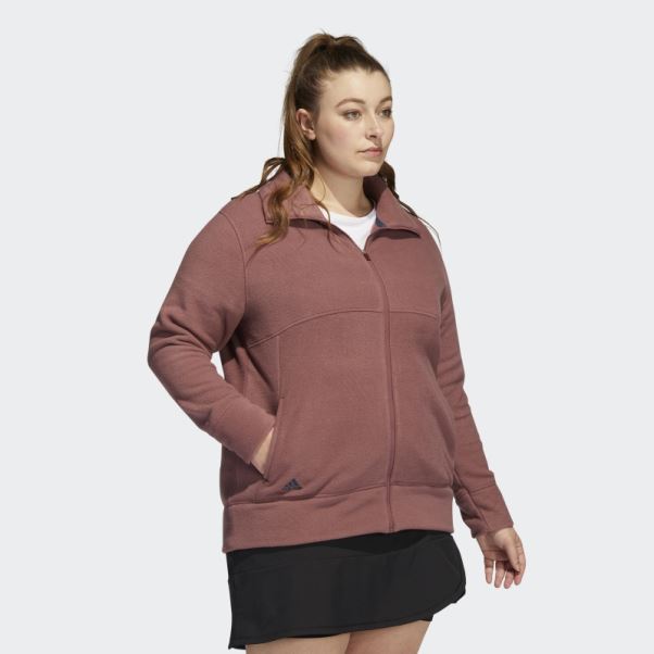 Veste Polaire Adidas (grande Taille) Bordeaux