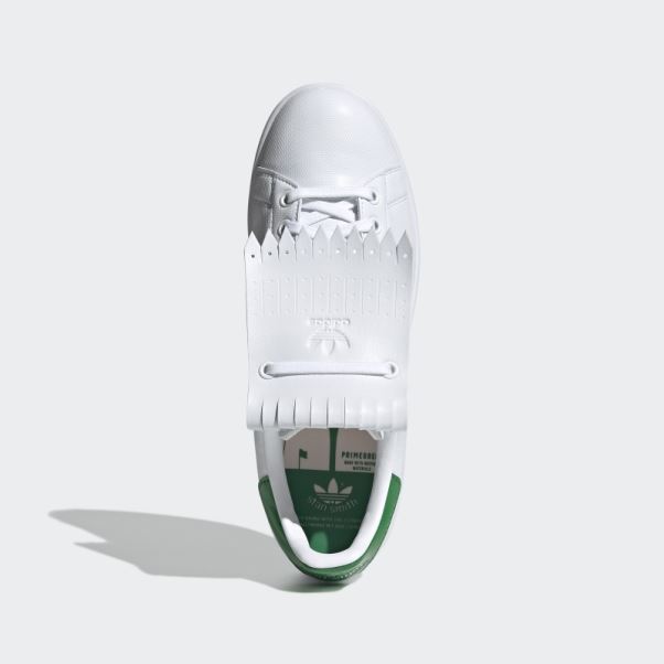 Adidas Stan Smith Primegreen édition Spéciale Chaussures De Golf Sans Crampons Blanc