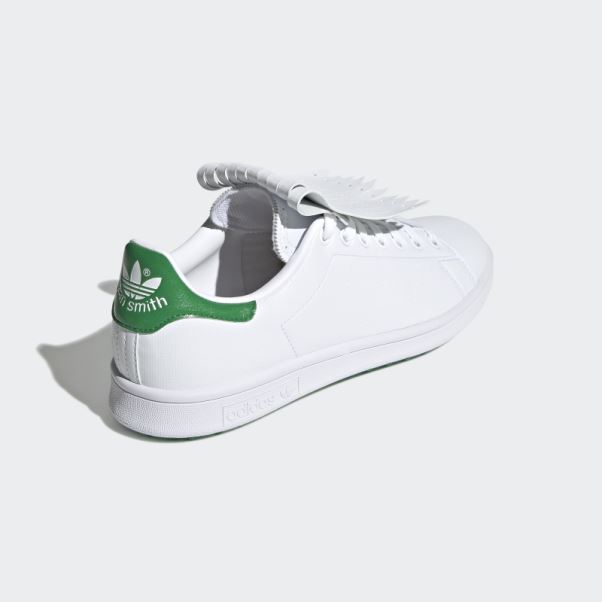 Adidas Stan Smith Primegreen édition Spéciale Chaussures De Golf Sans Crampons Blanc