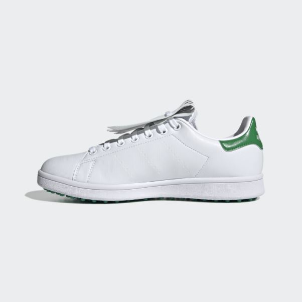 Adidas Stan Smith Primegreen édition Spéciale Chaussures De Golf Sans Crampons Blanc