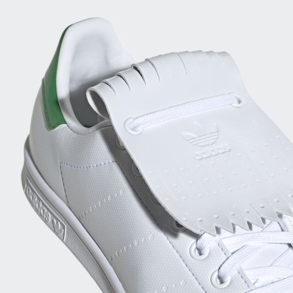 Adidas Stan Smith Primegreen édition Spéciale Chaussures De Golf Sans Crampons Blanc
