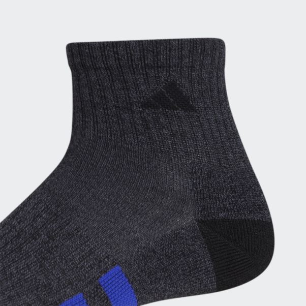 Chaussettes Noires Matelassées Color Quarter 3 Paires Adidas
