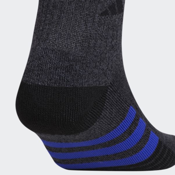 Chaussettes Noires Matelassées Color Quarter 3 Paires Adidas