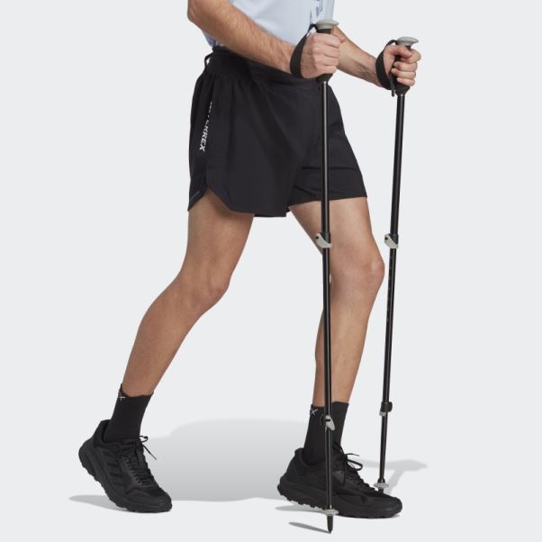 Terrex Agravic Short De Trail Running Adidas Noir