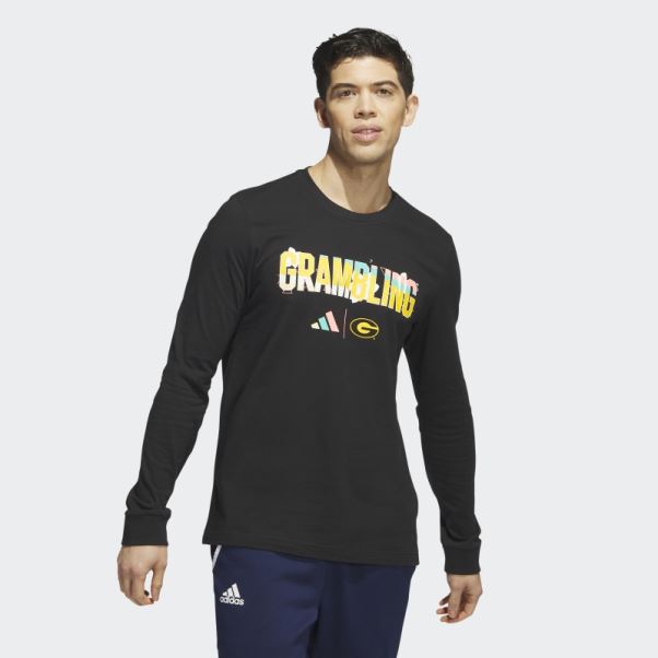 T-shirt à Manches Longues Adidas Tigers Noir