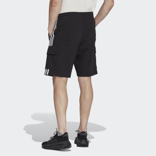 Short Cargo Adicolor Classics 3 Bandes Noir Adidas