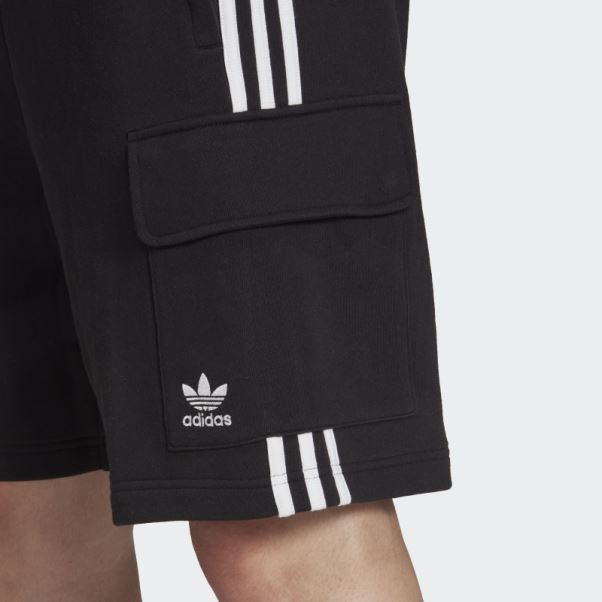 Short Cargo Adicolor Classics 3 Bandes Noir Adidas