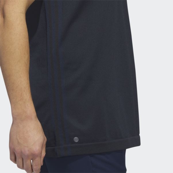Polo De Golf Adidas Ultimate365 Tour Primeknit Bleu Marine