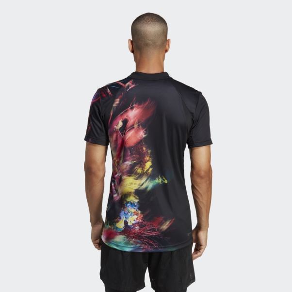 Adidas Multicolore Melbourne Tennis Heat.rdy Freelift Polo