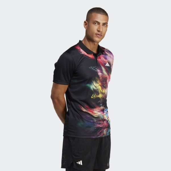 Adidas Multicolore Melbourne Tennis Heat.rdy Freelift Polo