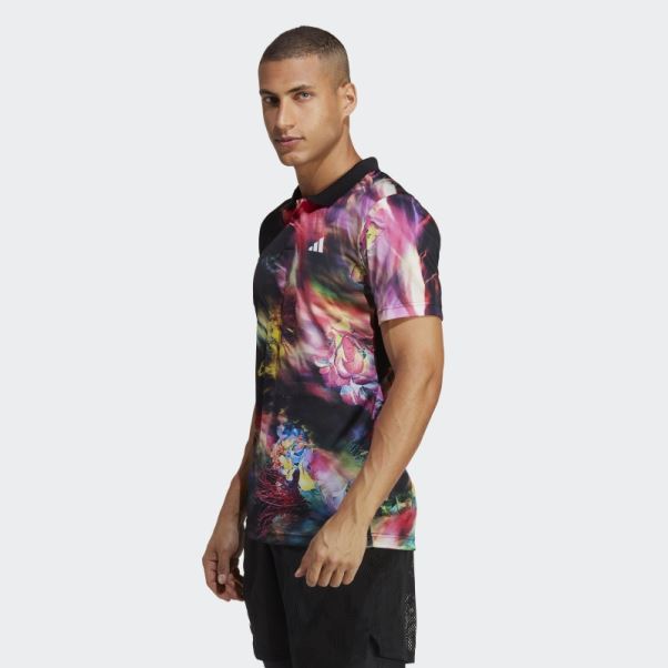 Melbourne Tennis Heat.rdy Freelift Polo Multicolore Adidas