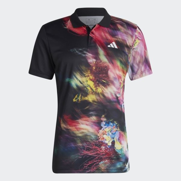 Melbourne Tennis Heat.rdy Freelift Polo Multicolore Adidas