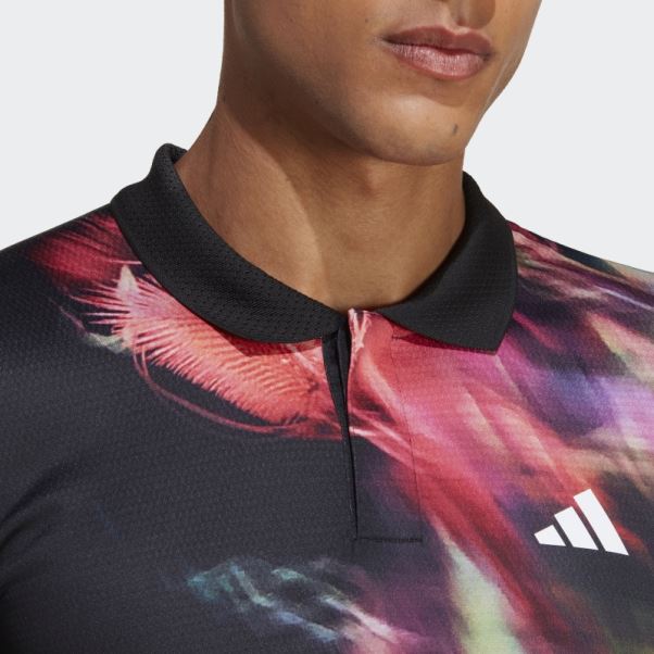Melbourne Tennis Heat.rdy Freelift Polo Multicolore Adidas