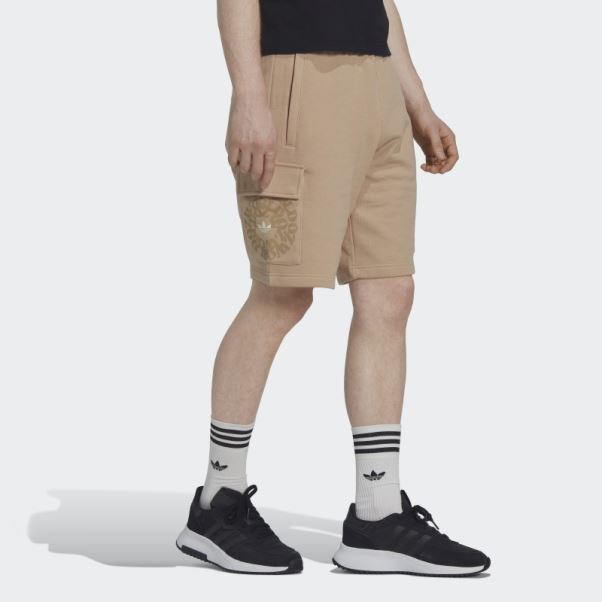 Adidas Short Cargo Beige Graphique Ozworld