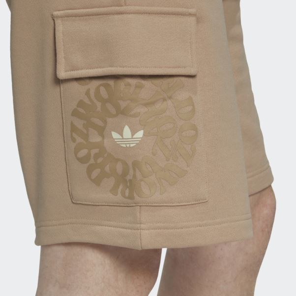 Adidas Short Cargo Beige Graphique Ozworld