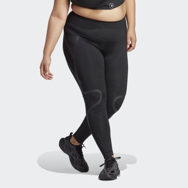 Adidas By Stella Mccartney Truepace Running Leggings - Grande Taille Noir Fashion