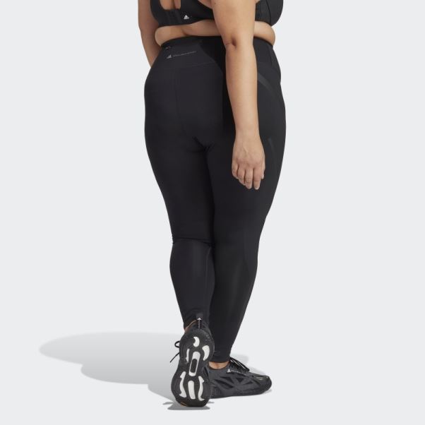 Adidas By Stella Mccartney Truepace Running Leggings - Grande Taille Noir Fashion