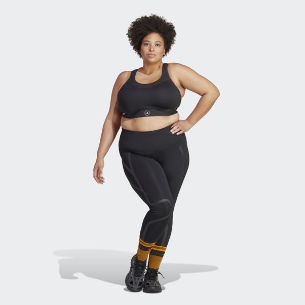 Adidas By Stella Mccartney Truepace Running Leggings - Grande Taille Noir Fashion