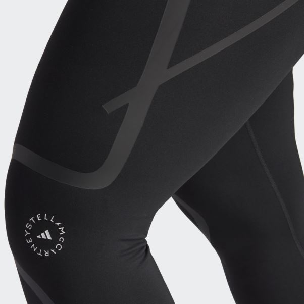 Adidas By Stella Mccartney Truepace Running Leggings - Grande Taille Noir Fashion