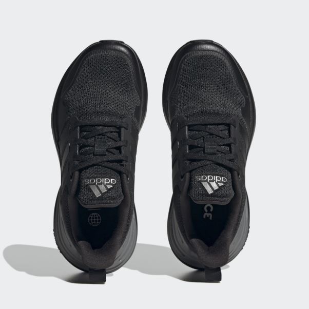 Chaussures Adidas Rapidasport Bounce Lace Noires
