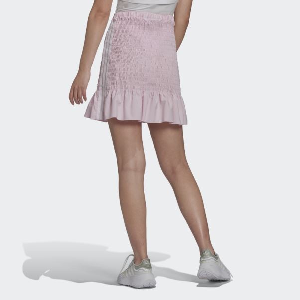 Adidas Jupe Smockée Rose