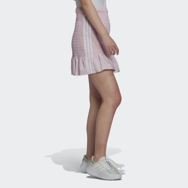 Adidas Jupe Smockée Rose
