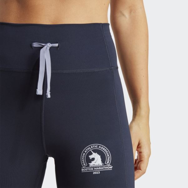 Encre Adidas Boston Marathon 2023 7/8 Collant De Course