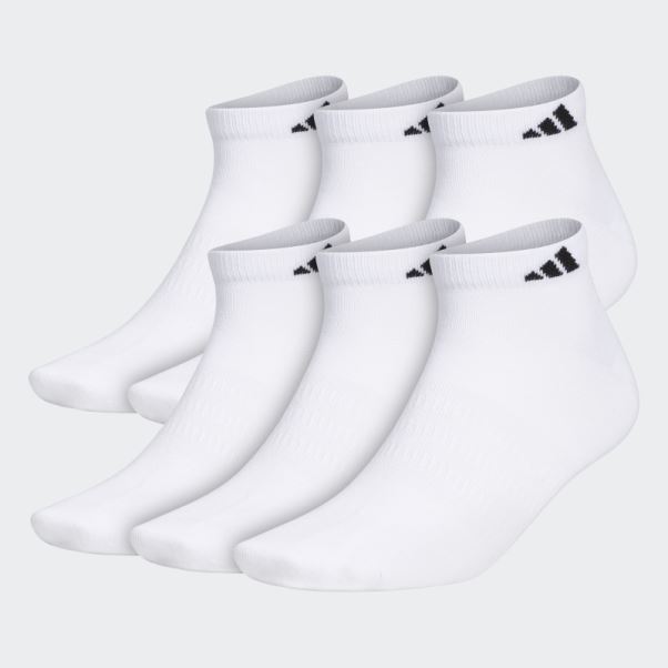 Chaussettes Basses Adidas Superlite Blanches 6 Paires
