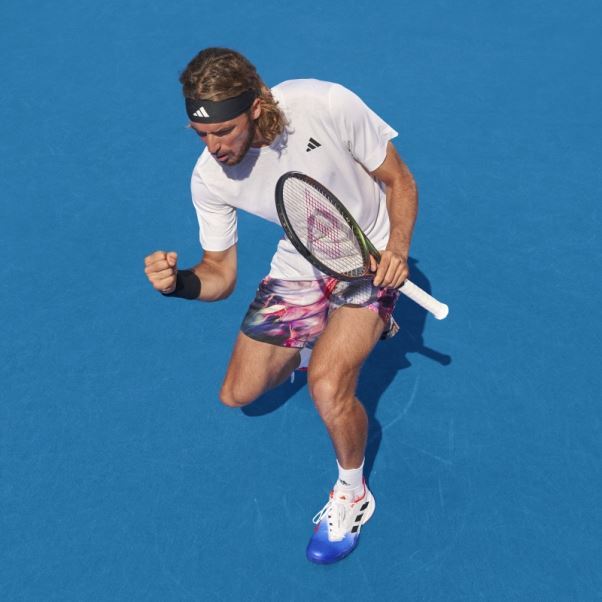 Adidas Melbourne Ergo Tennis Short Graphique Noir