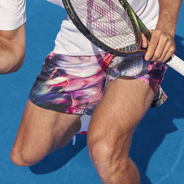 Adidas Melbourne Ergo Tennis Short Graphique Noir