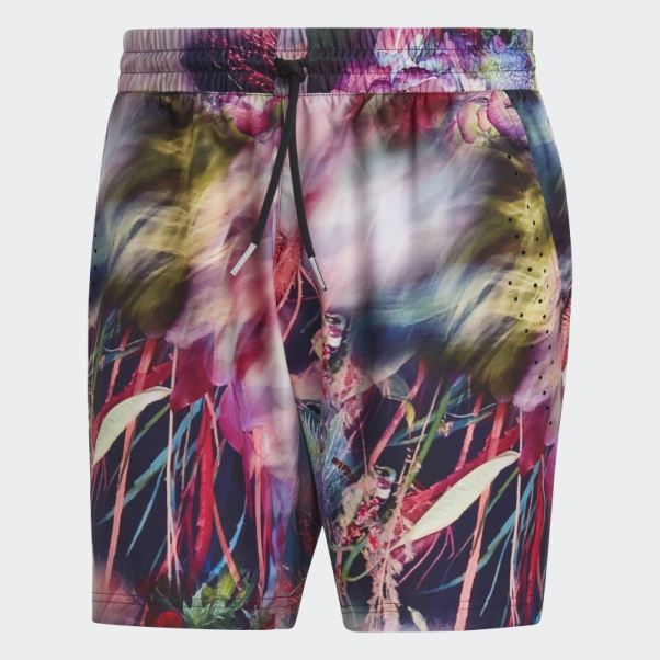 Adidas Melbourne Ergo Tennis Short Graphique Noir