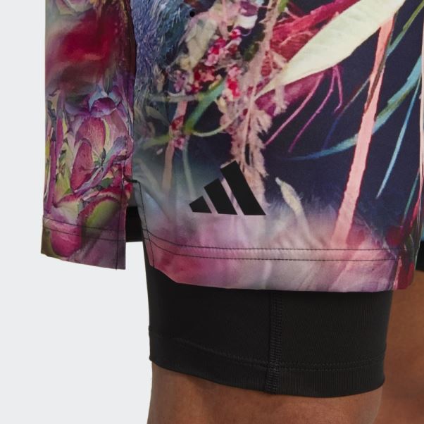Adidas Melbourne Ergo Tennis Short Graphique Noir