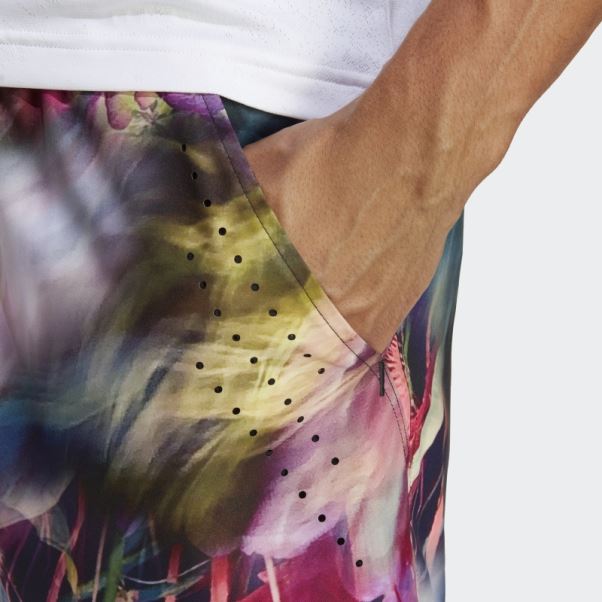 Adidas Melbourne Ergo Tennis Short Graphique Noir