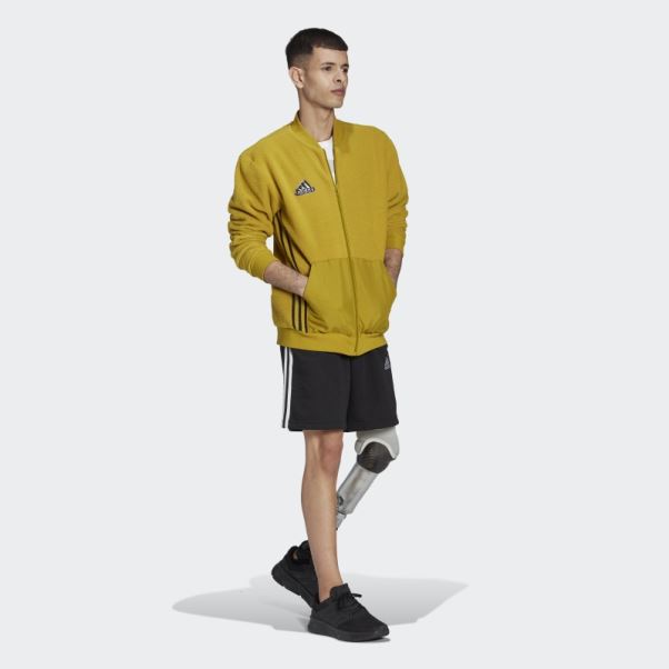 Blouson Aviateur En Sherpa Olive Adidas Essentials Holiday Pack