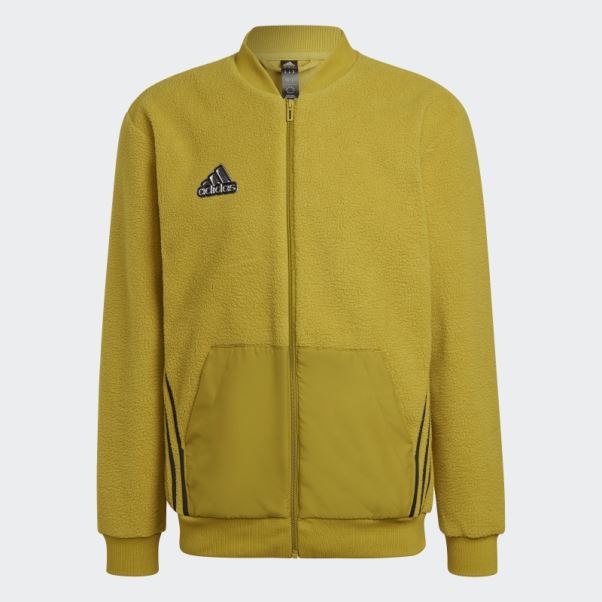 Blouson Aviateur En Sherpa Olive Adidas Essentials Holiday Pack