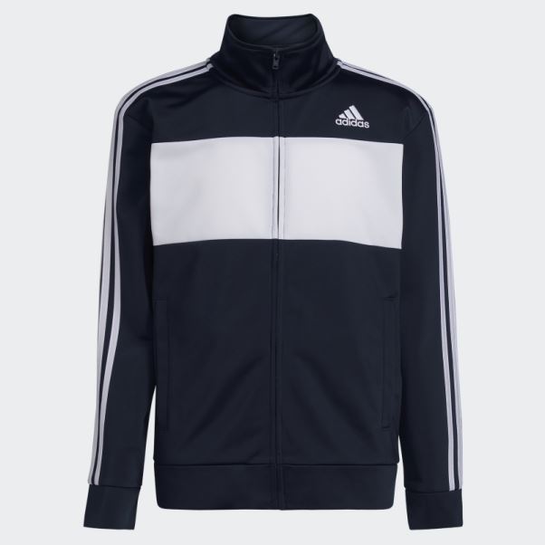 Veste En Tricot Bleu Marine Adidas
